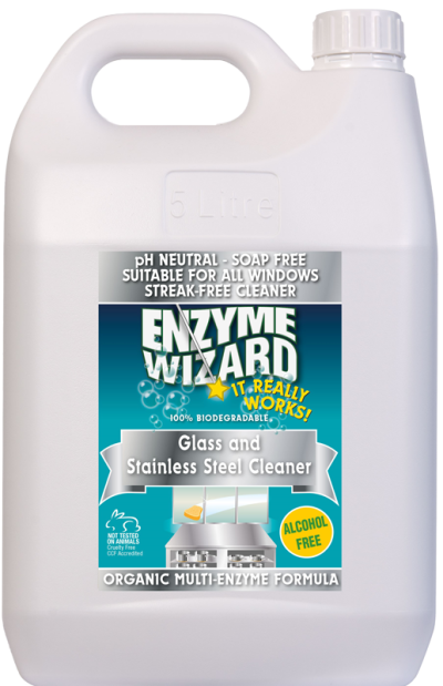 Enzyme Wizard Glass And Stainless Steel Cleaner 750ml