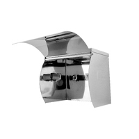 Dolphy Stainless Steel Toilet Roll Holder - Silver