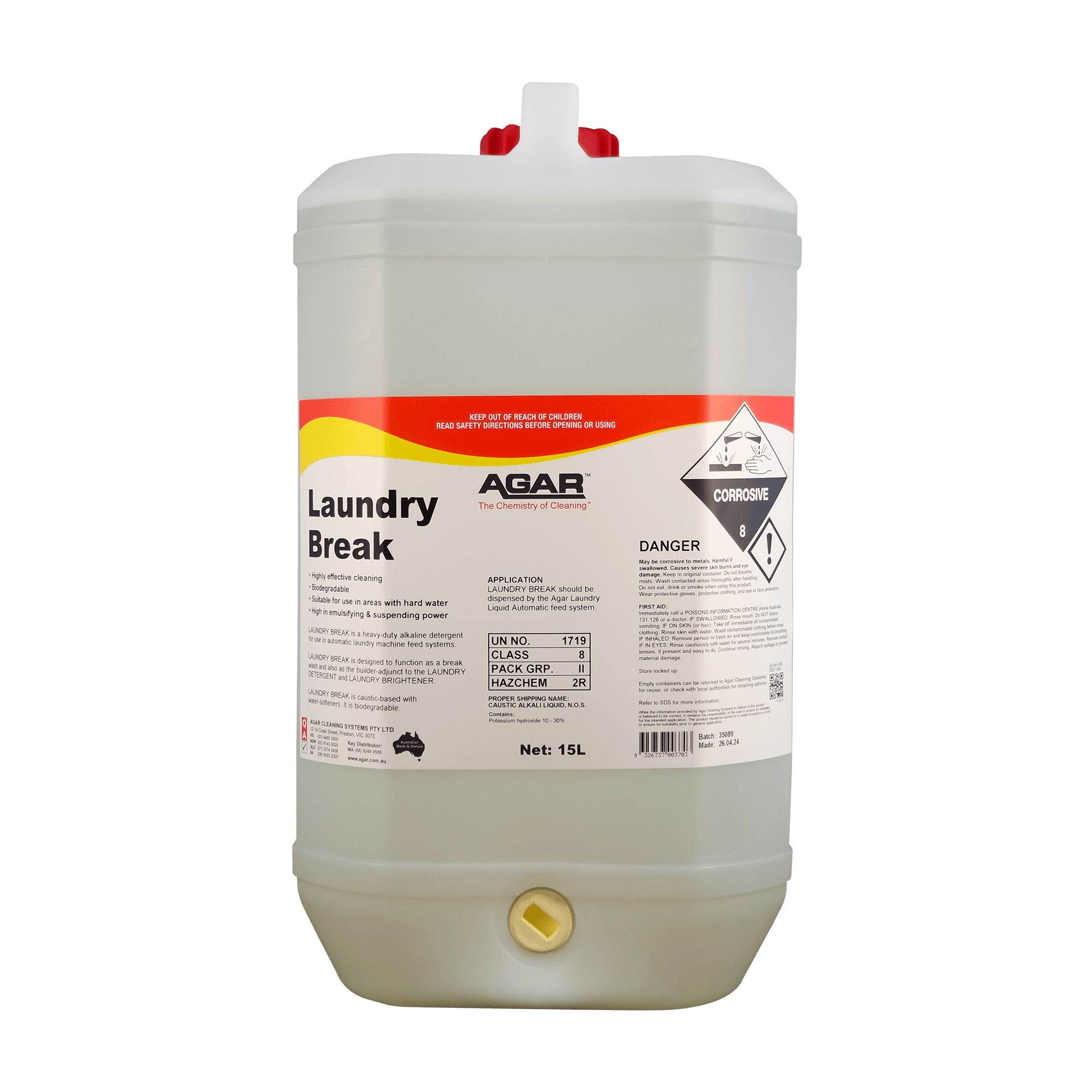 Agar Laundry Break 5l [Size: 5l]