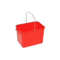 Edco Mop And Squeegee Bucket 11lt Red