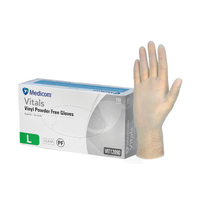 Medicom Vinyl Clear Powder Free Glove [Size: medium]