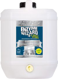 Enzyme Wizard Glass And Stainless Steel Cleaner 750ml