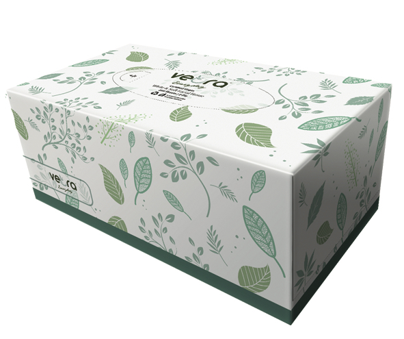 Veora 22202f WhIte Facial Tissue 2ply 200s