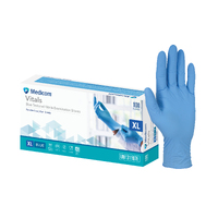 Medicom Vitals Blue Nitrile Powder Free Glove M