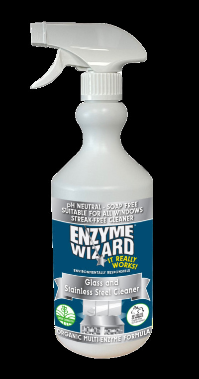 Enzyme Wizard Glass And Stainless Steel Cleaner 750ml