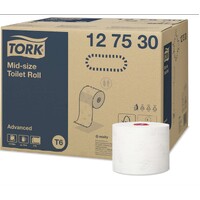 Tork Mid toilet Roll 2ply T6 100cm 27roll