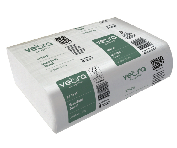 Veora 22401 Multi Fold Tissue 1ply 200s