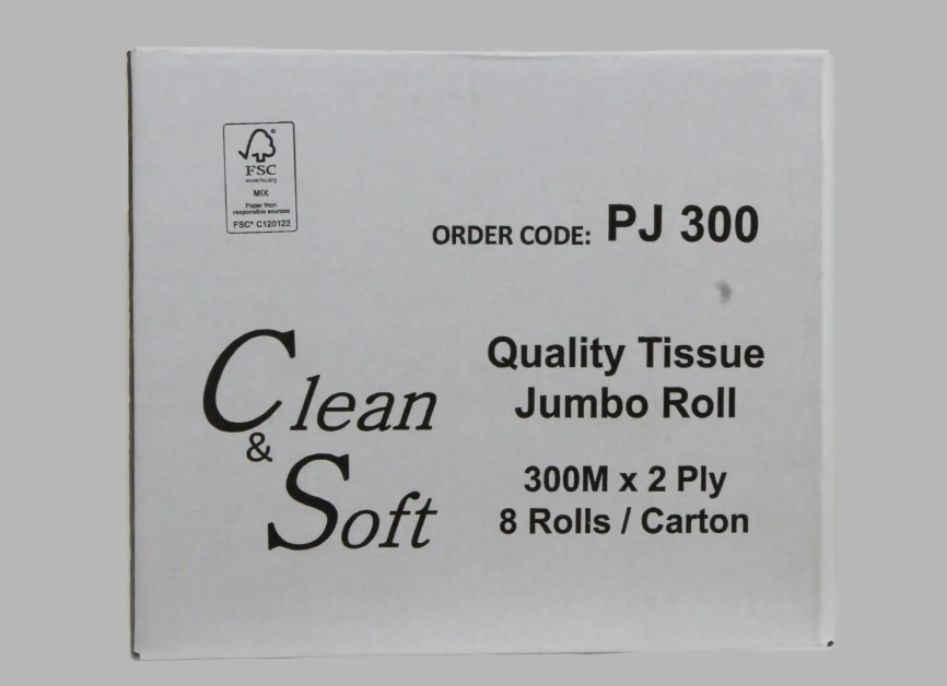 Sc Pj300 Jumbo Toilet Paper 2ply 300m