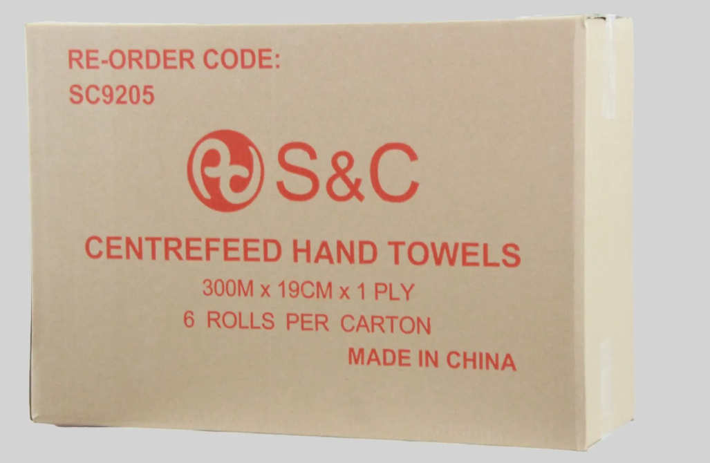 Papeterie 9205 Centrefeed Hand Towel 1ply 300m