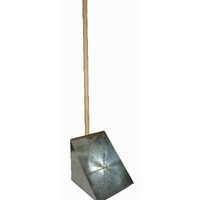 Edco Metal Dust Pan W/wooden Handle