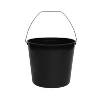 Edoates Round Bucket Black 10L