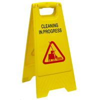 Eureka Cleaning In Progress Sign 