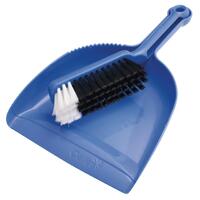 Edoates Dustpan And Bannister Set Blue