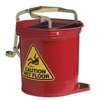 Edoates Dura Clean Wide Mouth Bucket [Colour: Red]