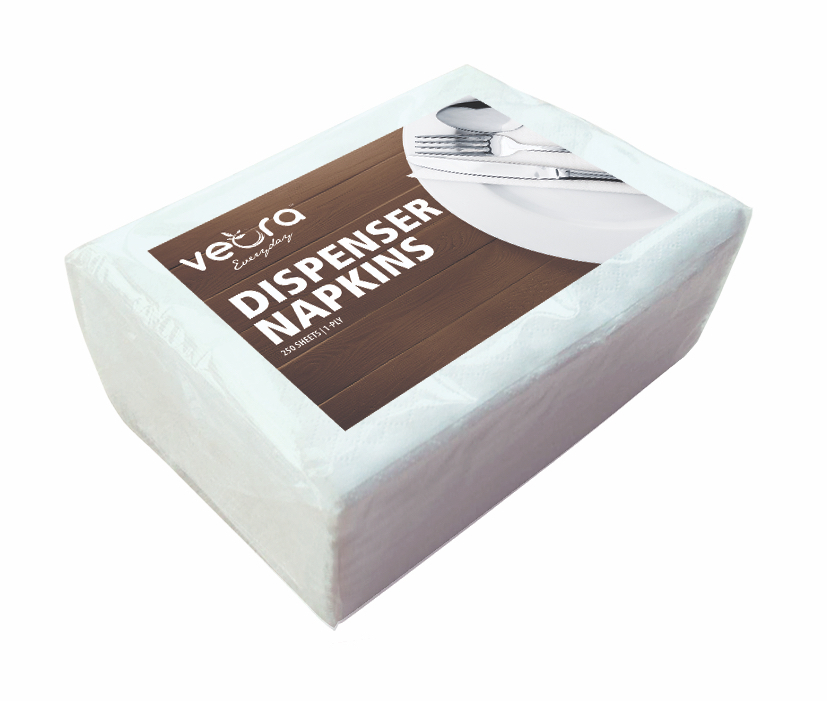 Veora 22505 Dispenser Napkins 250sheets