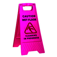 Sab Caution Wet Floor A Frame [Colour: Pink]