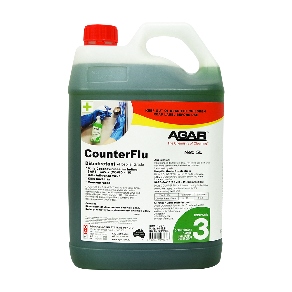 Agar Counterflu Disinfectant 5L [Size: 5L]