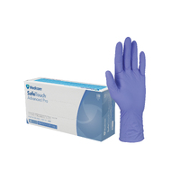 Medicom Nitrile Long Cuff Gloves Blue [Size: large]