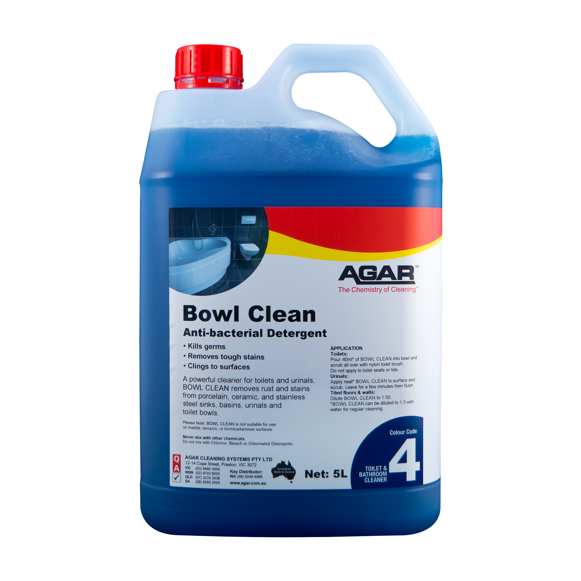 Agar Bowl Clean 5L