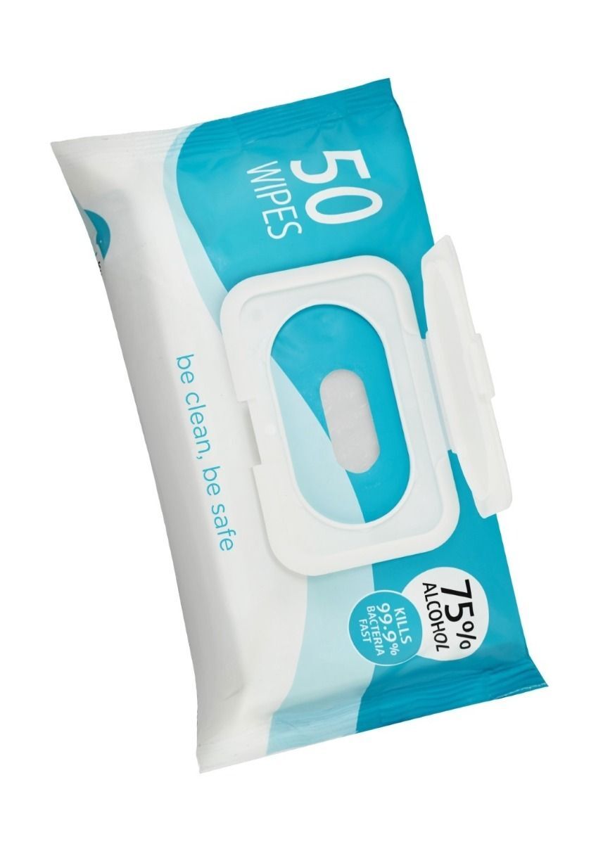 75percent Aclohol Wipes 50pcs Per Pack