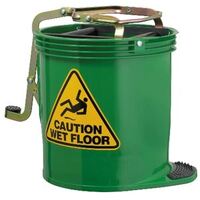 Edoates Contractor Bucket Black 15L Green