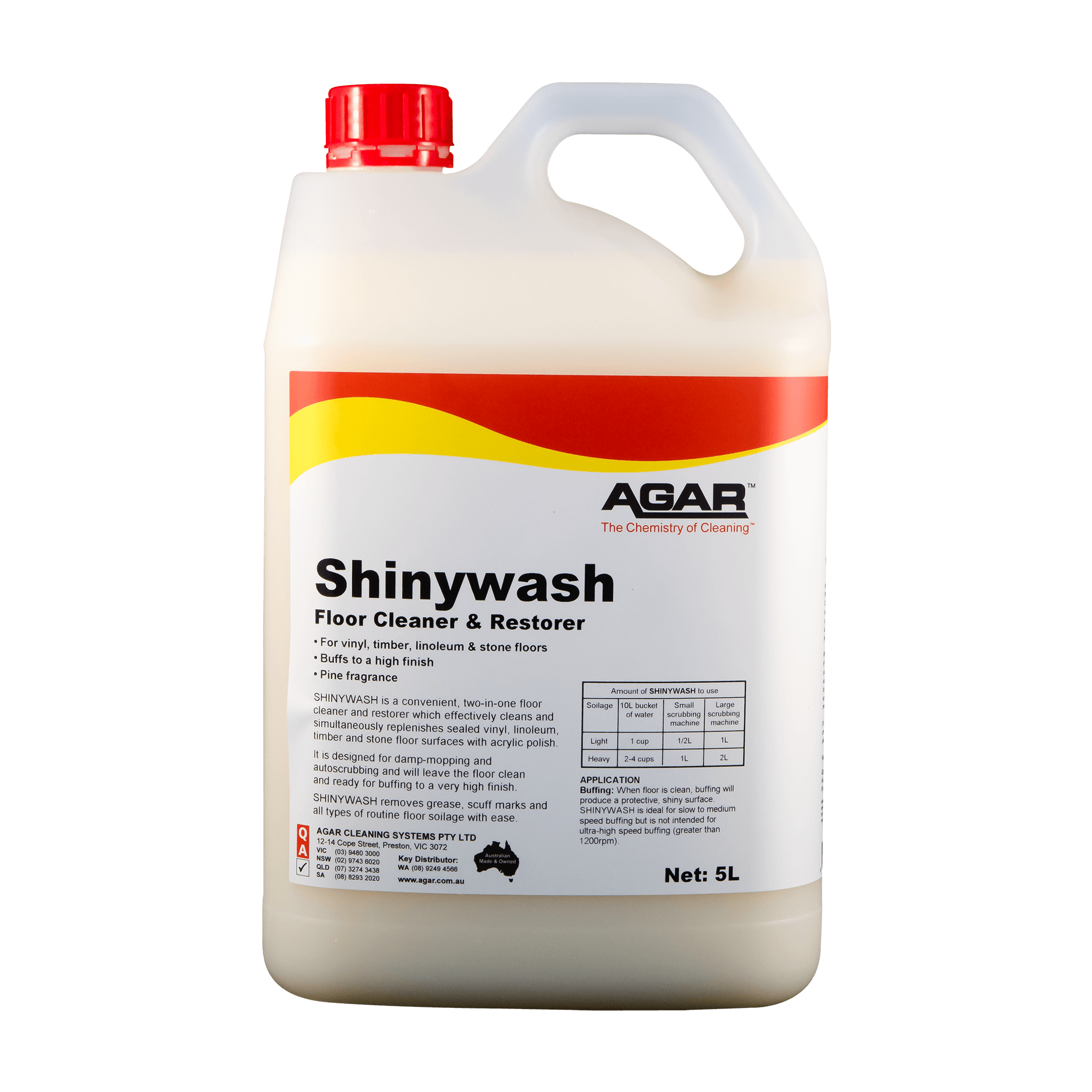 Agar Shinywash 5l