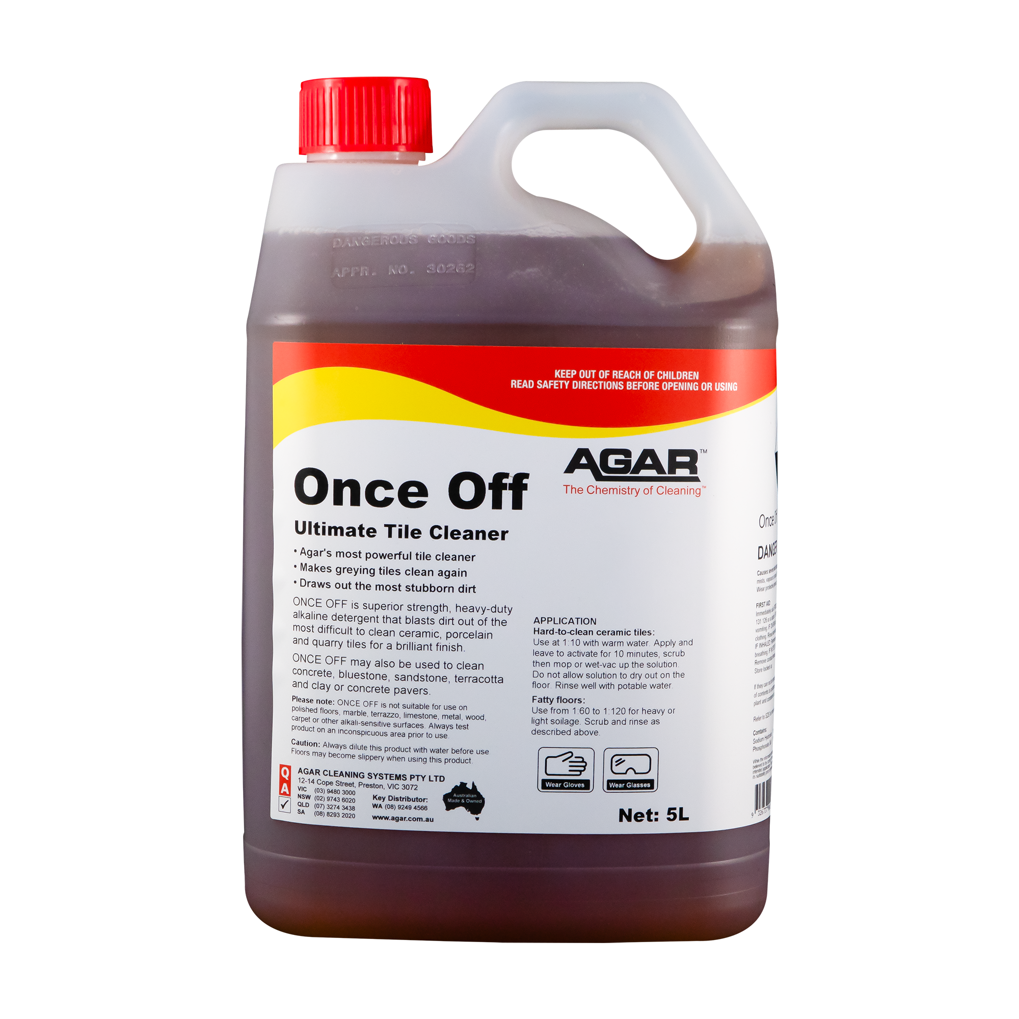 Agar Once Off 5L