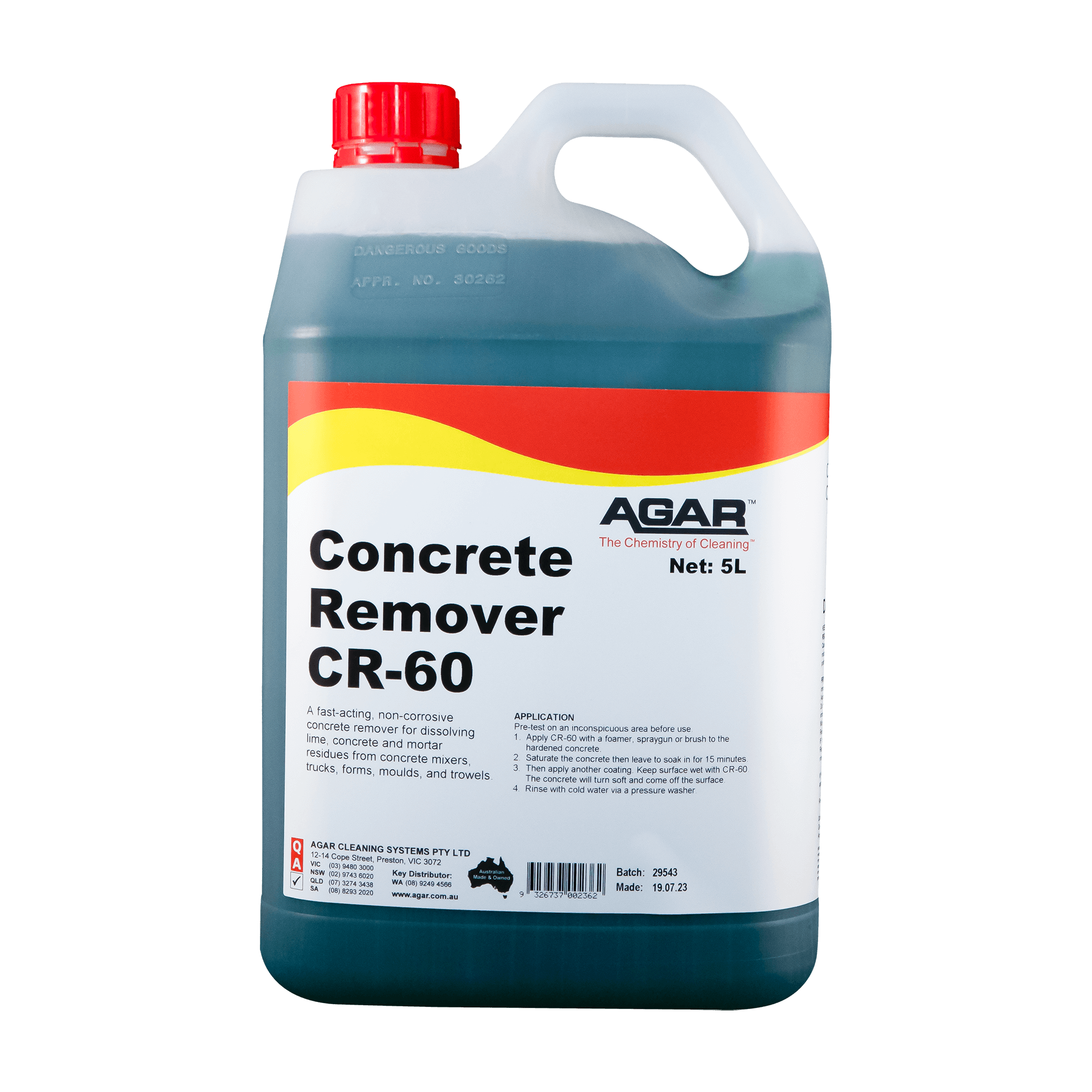 Agar CR-60 Concrete Remover 5l