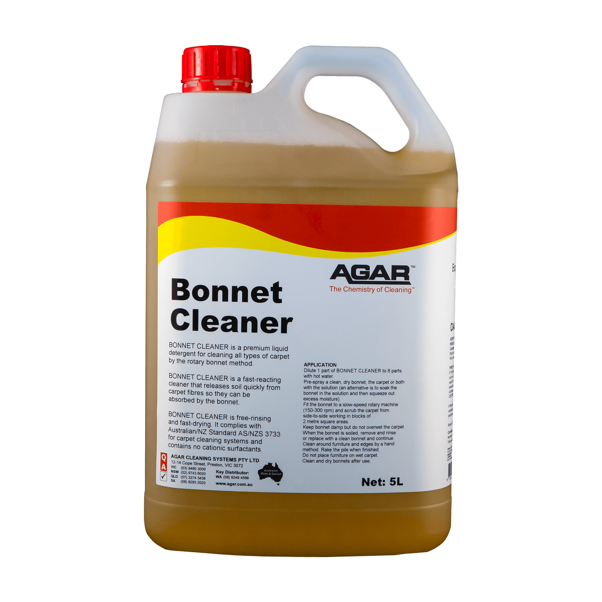 Agar Bonnet Cleaner 5l