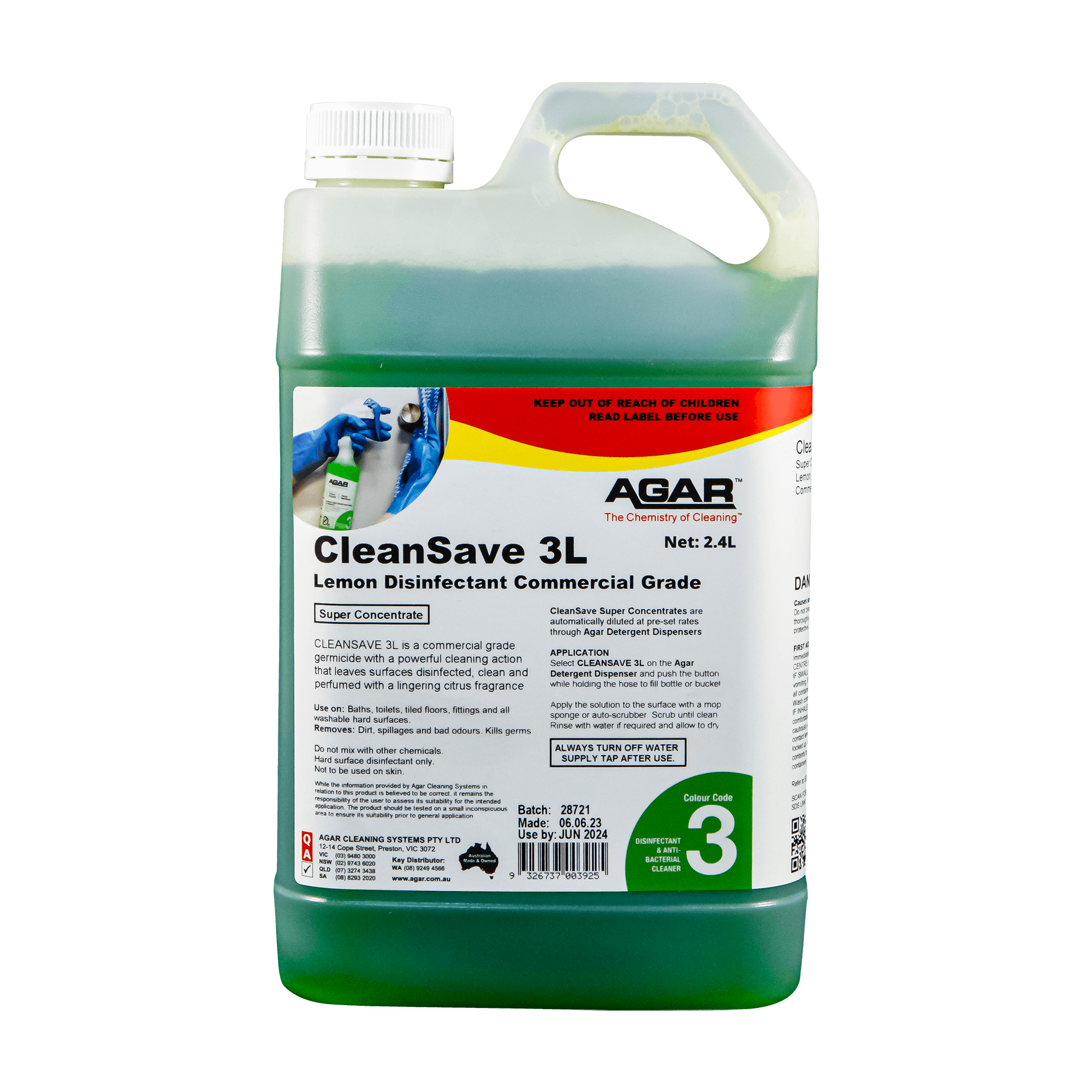 Agar Cleansave 3l