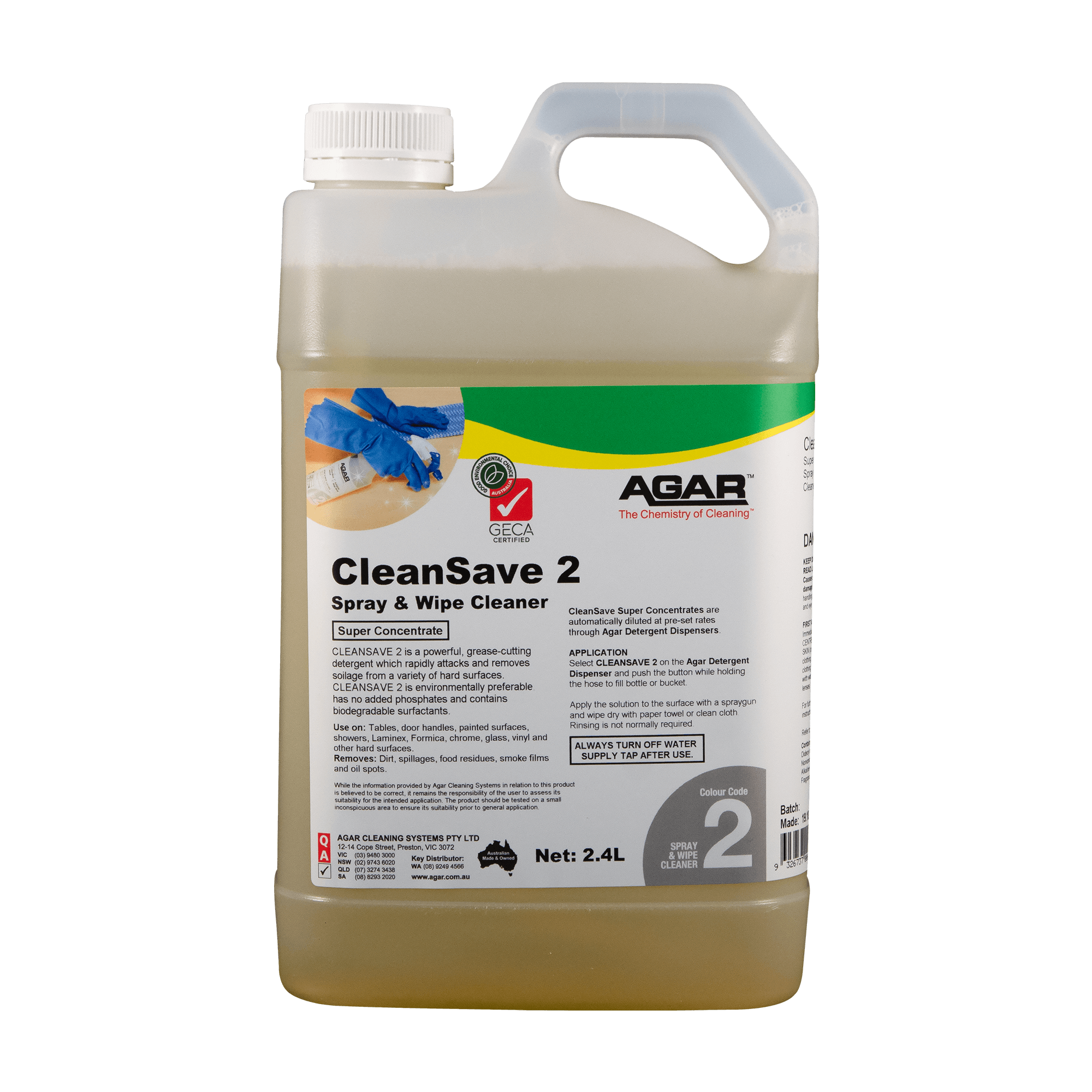 Agar Cleansave 2 Geca