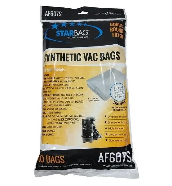 Cleanstar Vac Paper Bags [Size: Af607s]