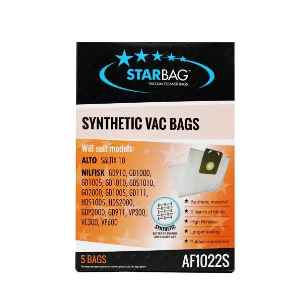 Cleanstar AS5 Synthetic Vacuum Bag 10pk