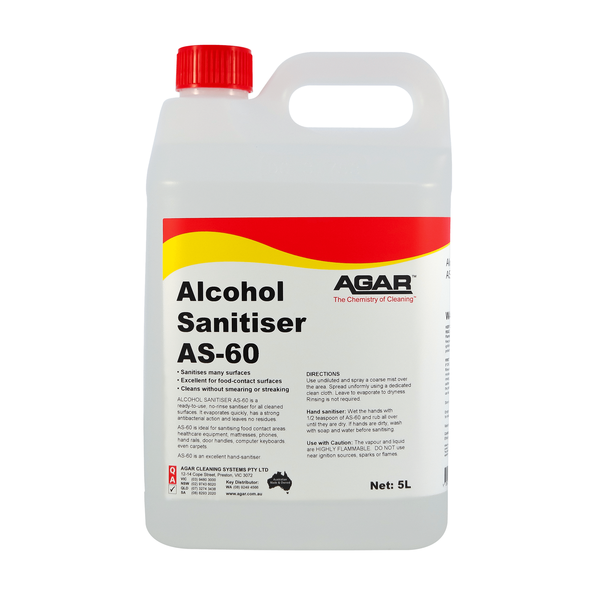 Agar Alcohol Sanitiser AS-60