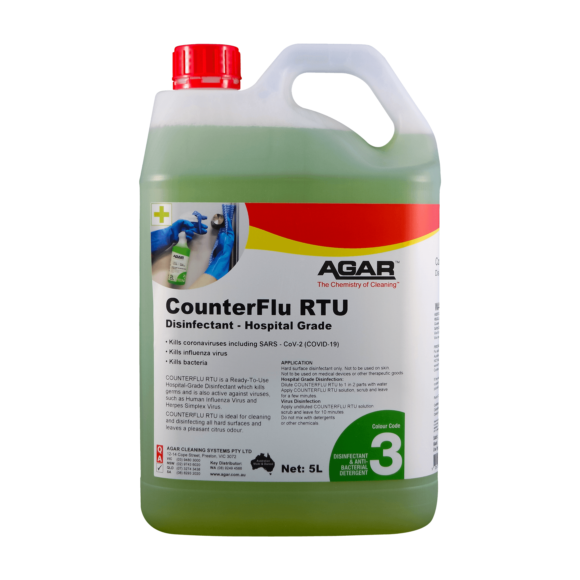 Agar Counterflu RTU 750ml