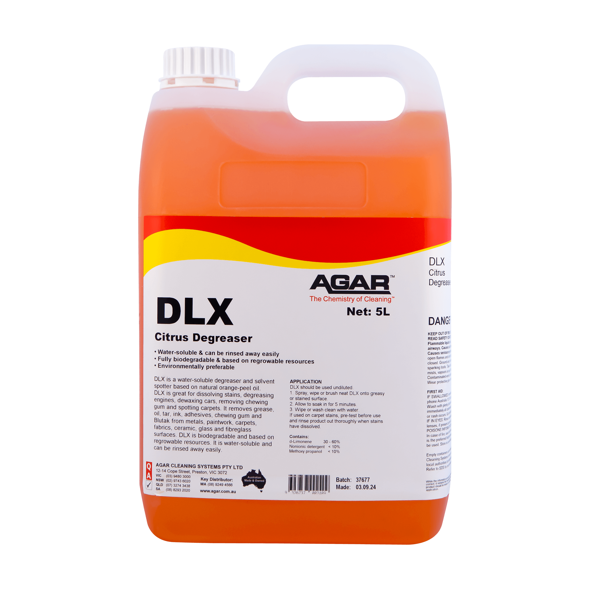 Agar DLX Citrus Degreaser