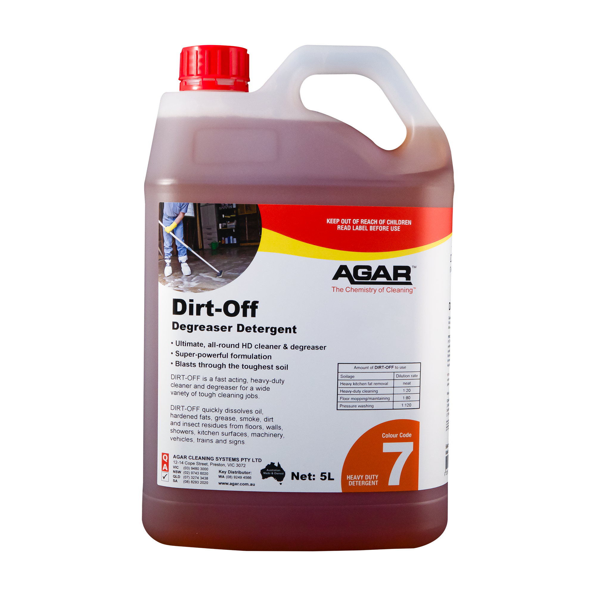 Agar Dirt Off 5L [Size: 5L]