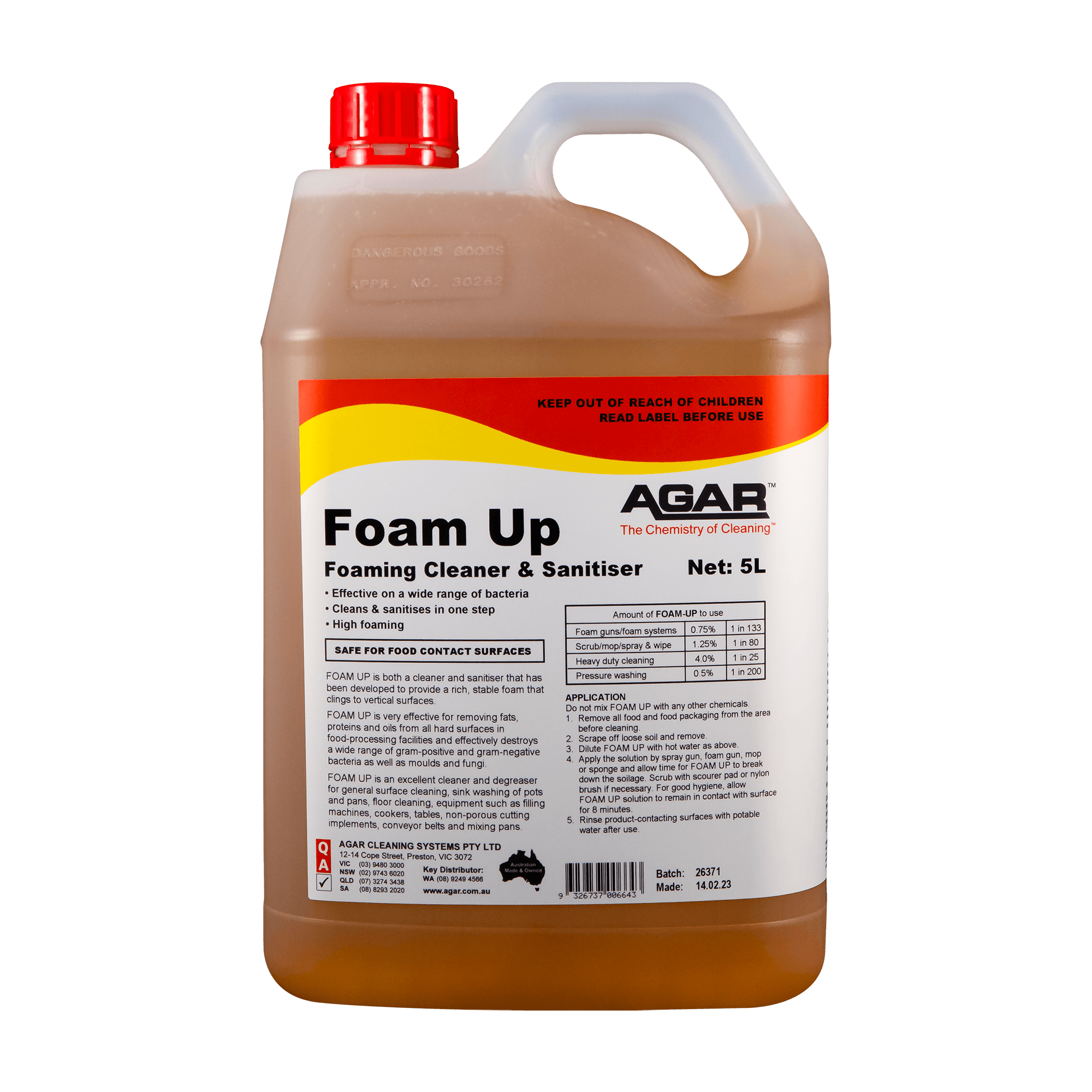 Agar Foam Up