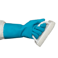 Bastion Silverlined Rub Glove Blue 