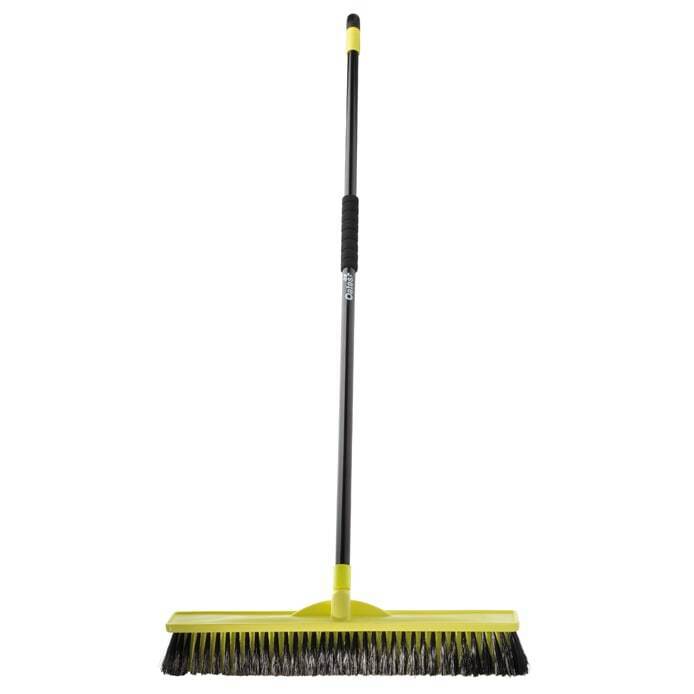 Edoates D/flex M Stiff Broom W Scraper