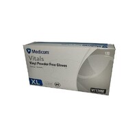 Medicom Vinyl Clear Powder Free Glove - Buy 10 / 50% off