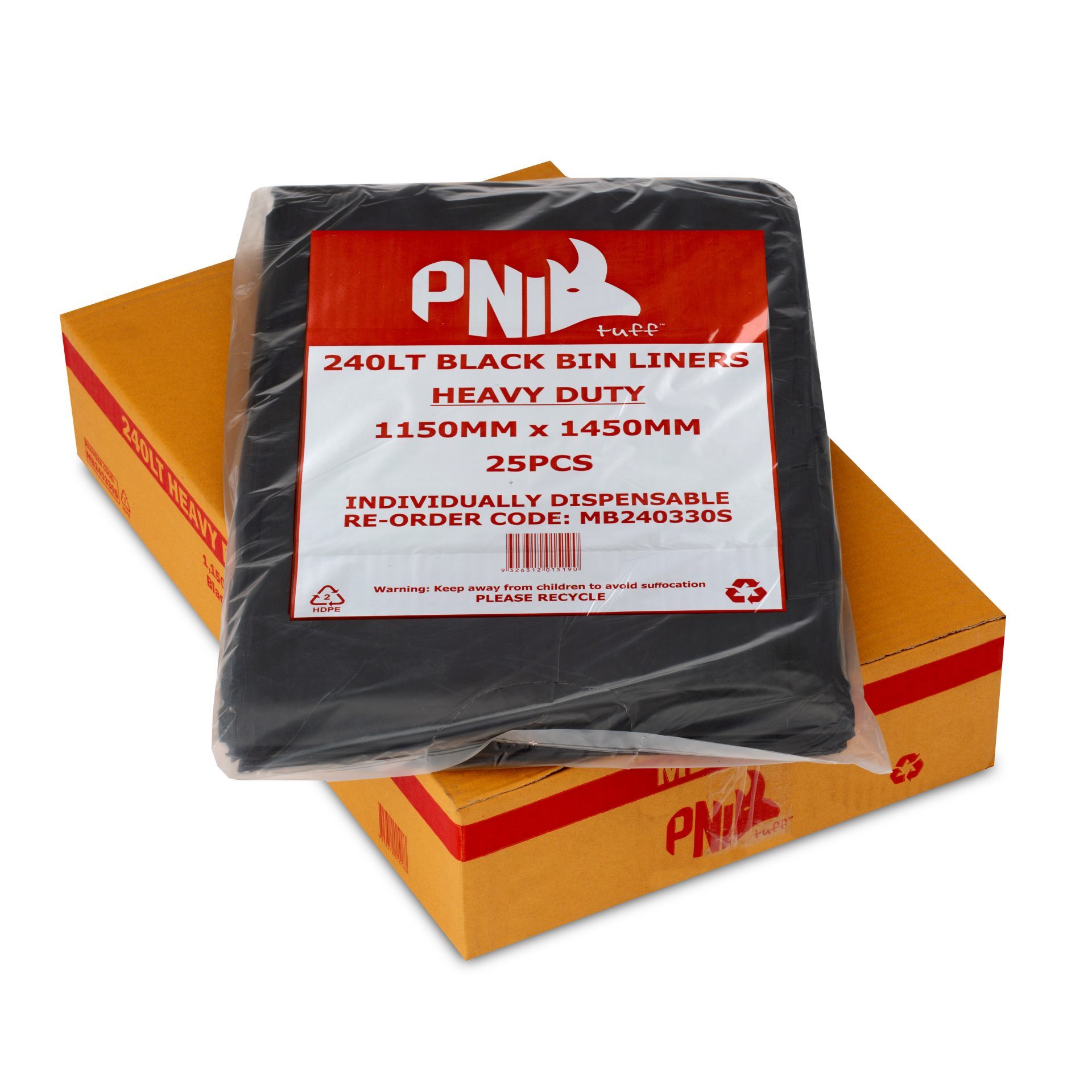 Npp 240l 100pcs Ehd Garbage Bag Ehd black