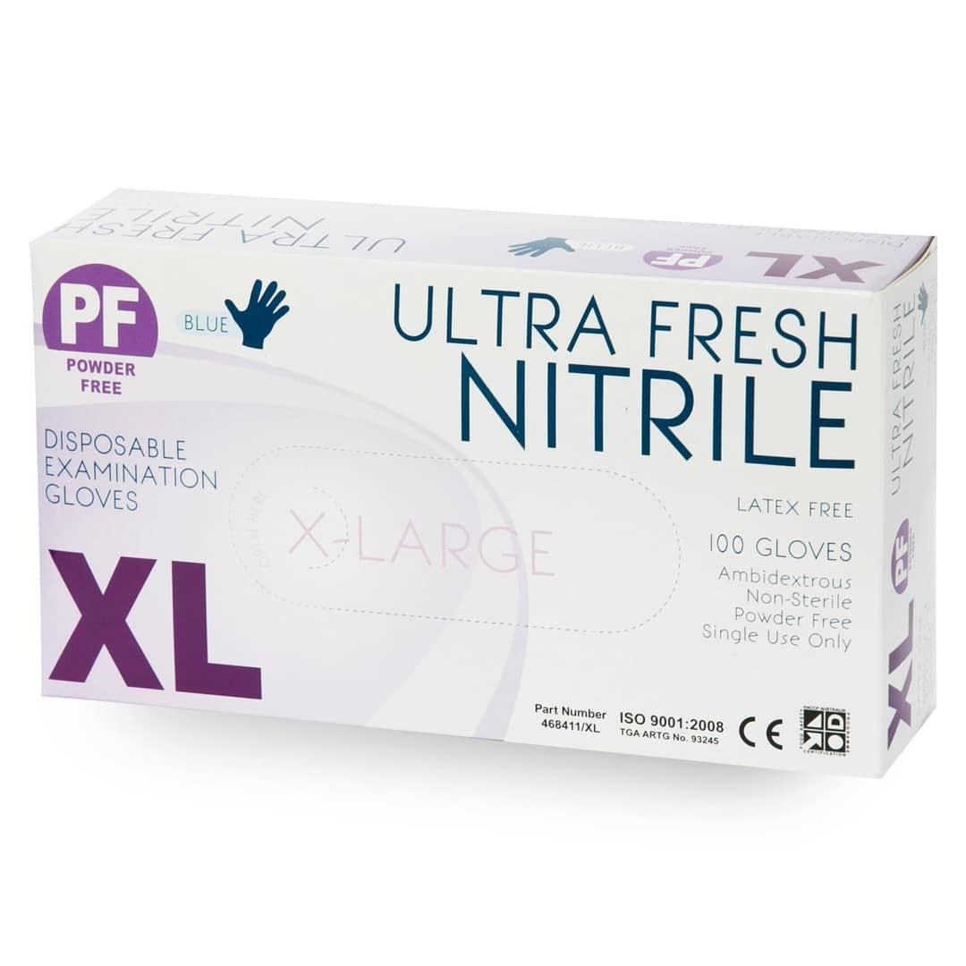 Ultra Fresh Nitrile Gloves Pf