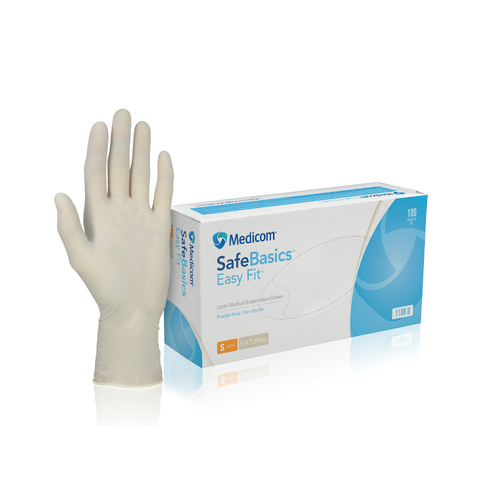 Medicom Safebasics Latex Powder Free Gloves [Size: large]