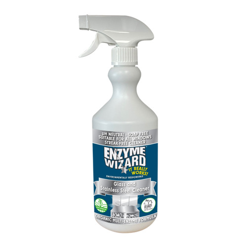 Enzyme Wizard Glass And Stainless Steel Cleaner 750ml