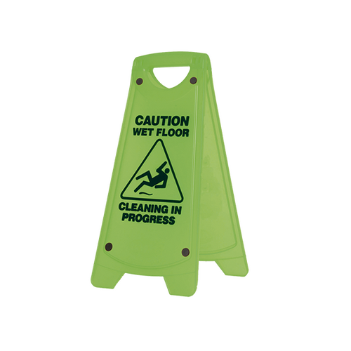 Edoates Caution Wet Floor Sign [Colour: Green]