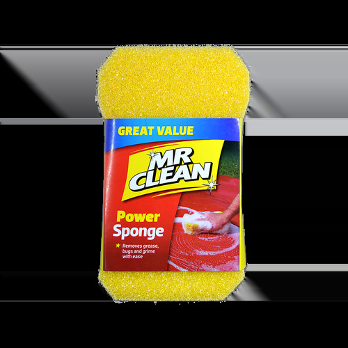 Mr Clean Power Sponge White