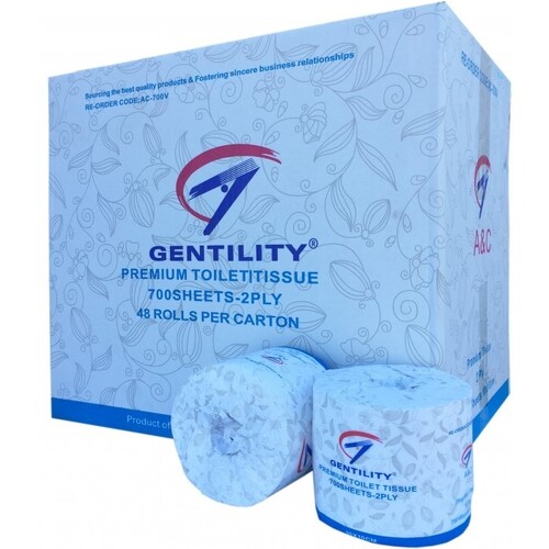 Ac Toilet Roll 2ply 700sheet 48/ctn Ac-700