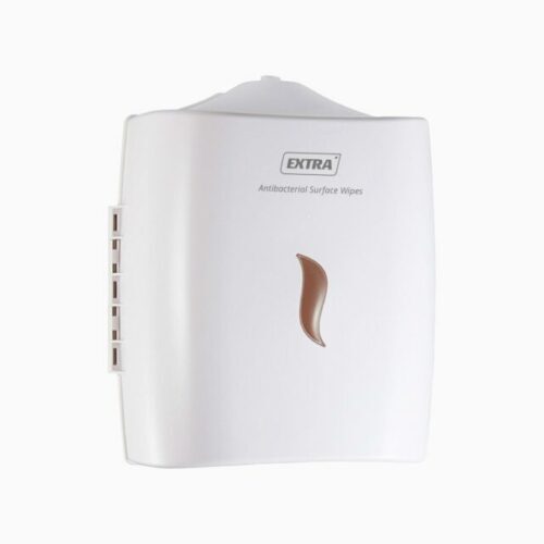 Hospeco Extra Black Wall Mounted Wipe Dispenser