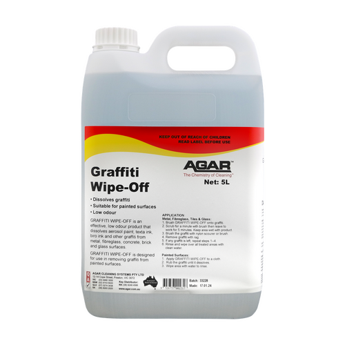 Agar Graffiti Wipe - Off 5L